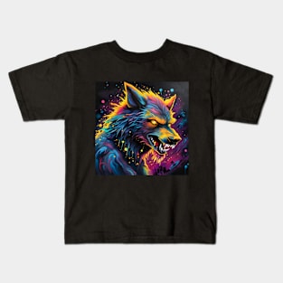 Splash Werewolf Kids T-Shirt